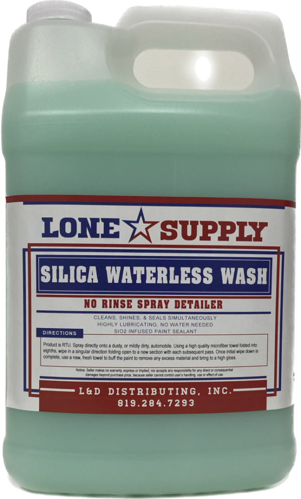 Bottle of Lone Supply Silica Wash for auto detailing.