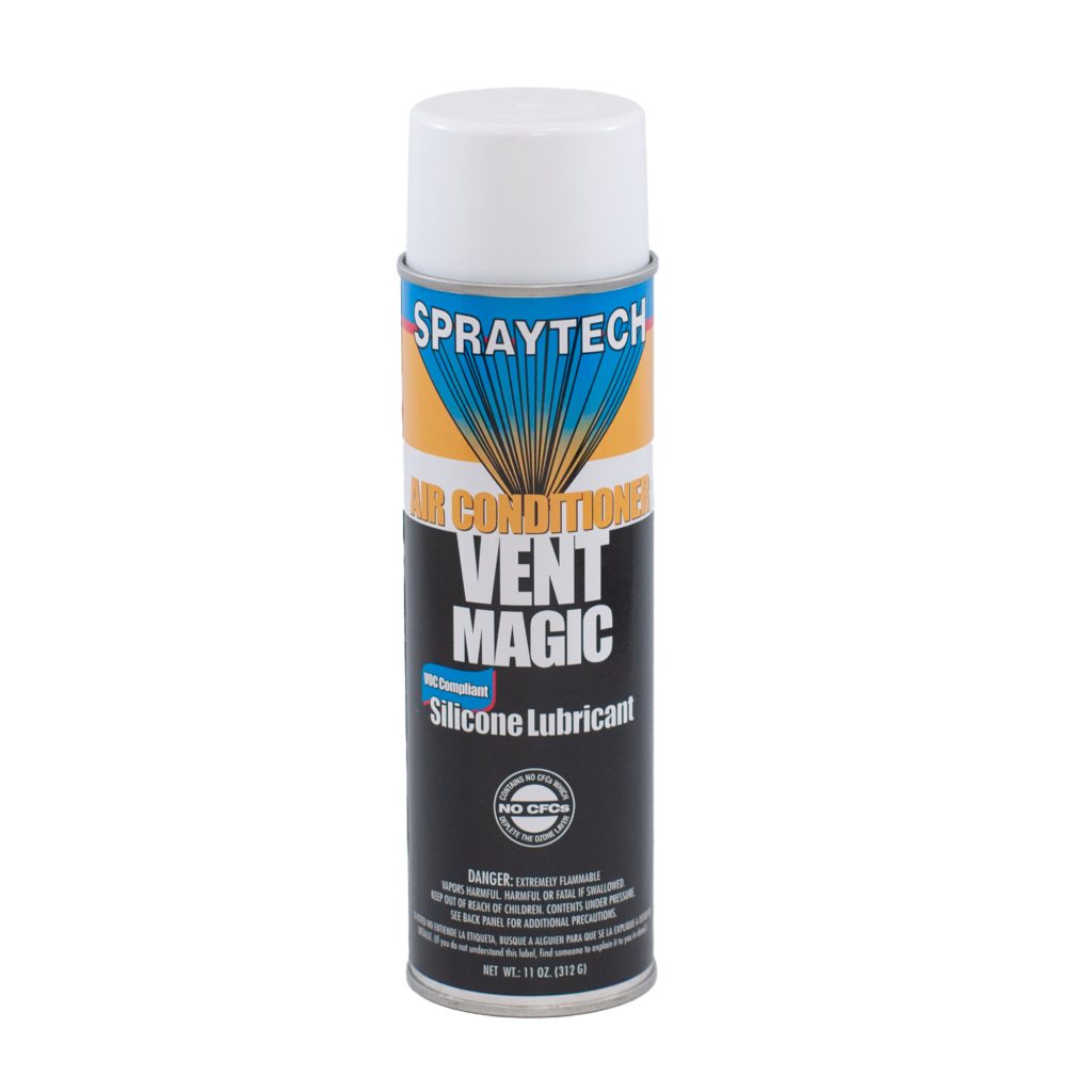 SprayTech Vent Magic aerosol can for automotive use.