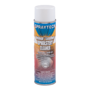 A can of Spraytech sprayable mold and mildew cleaner.
