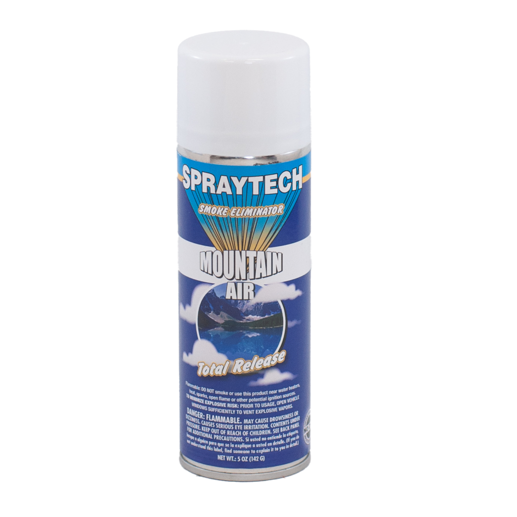 SprayTech lubricant spray can for smooth vehicle and machinery operation.