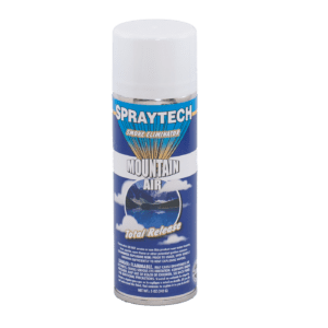 SprayTech lubricant spray can for smooth vehicle and machinery operation.