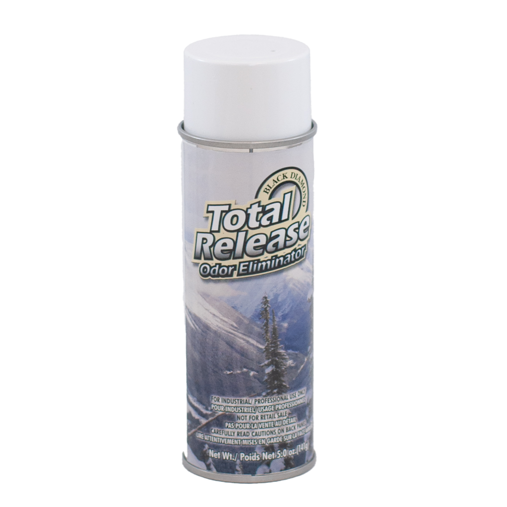 A white aerosol spray can labeled "Torn & Bleach."