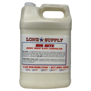 A gallon container of Lone X Supply Big Bite insect repellent.