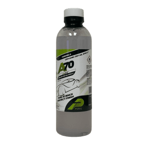 A70 Acrylic Thinner bottle with a black cap and white label.