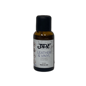 Small bottle of Jade Leather & Vinyl cleaner and conditioner.